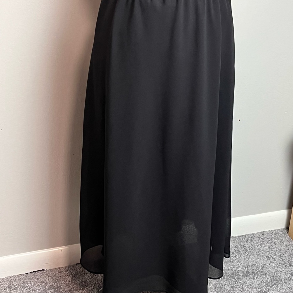 Appleseed Long Black Lined  Maxie Skirt